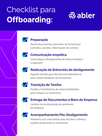 Checklist para offboarding